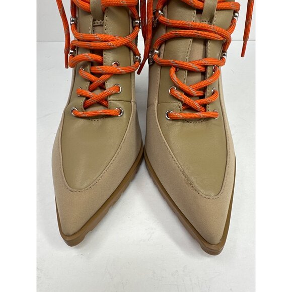 Steve Madden Size 10M Karey Leather Pointed Toe Ankle Boots 4" Heel - Picture 2 of 11